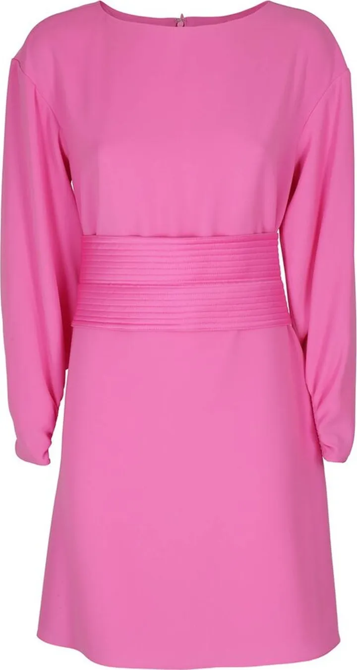 Emporio Armani Belted Long-Sleeved Mini Dress