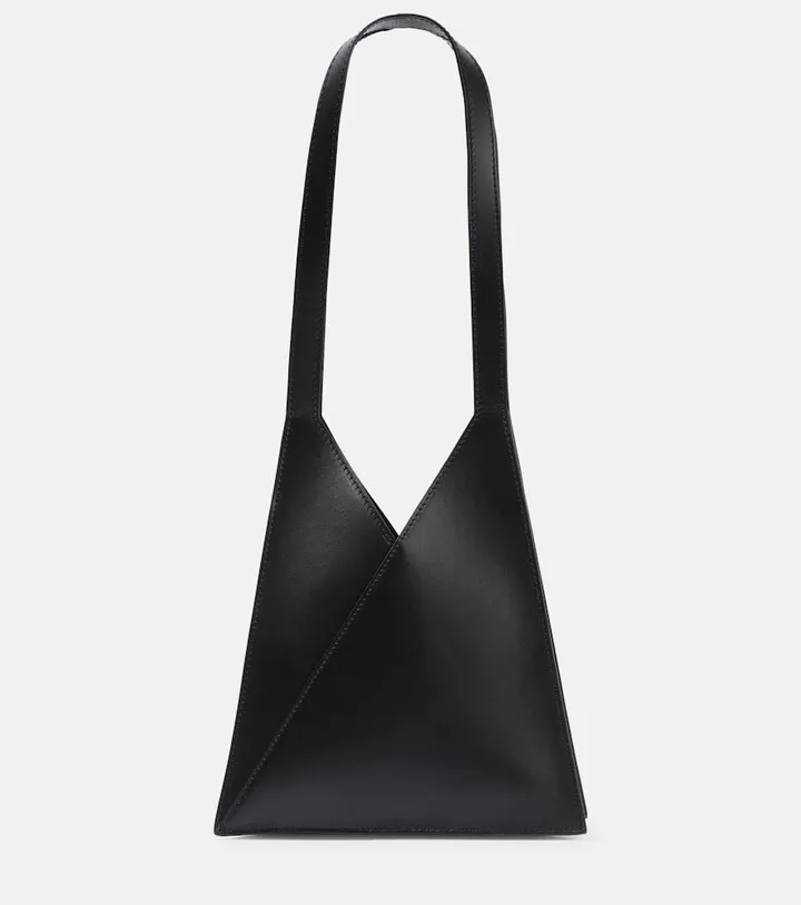 Japanese Small leather tote bag