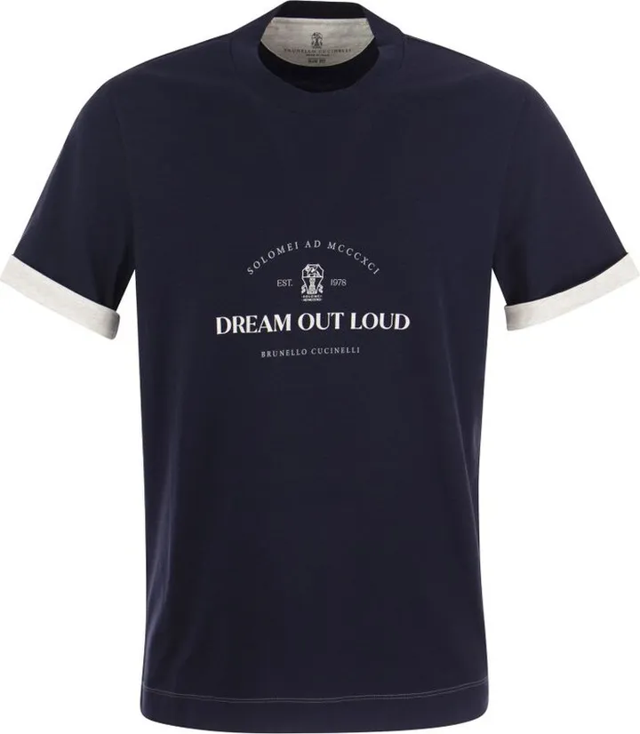 Brunello Cucinelli Dream Out Loud Crewneck T-Shirt