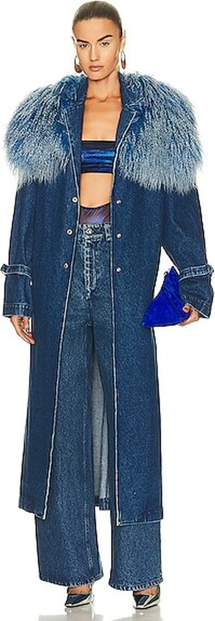 Lapointe Trench in Blue
