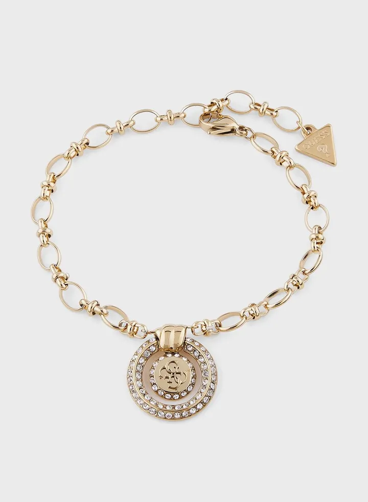 Round Detailed Chain Bracelet