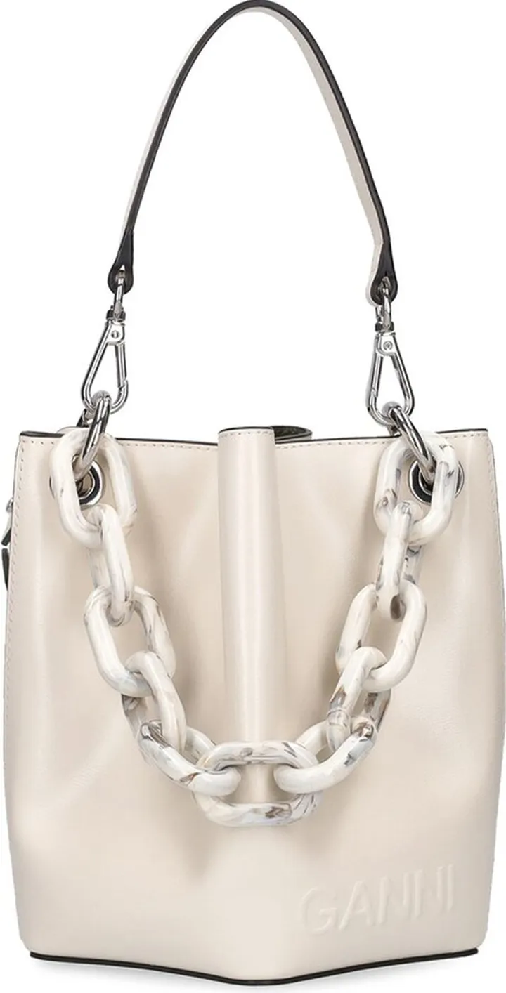 Small Diamond leather bucket bag