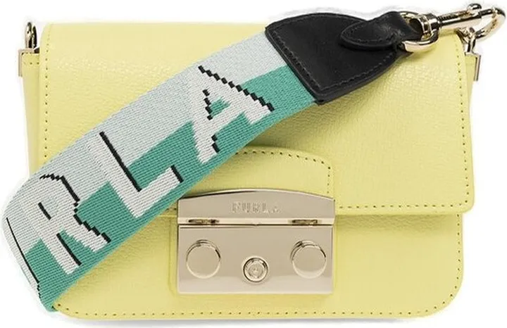 Furla Metropolis Logo Engraved Shoulder Bag