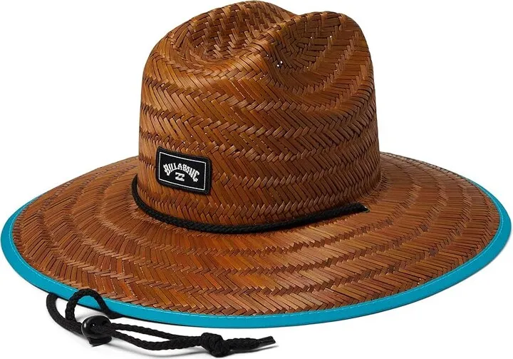 Billabong Tides Print Straw Hat (Dark Mint) Caps