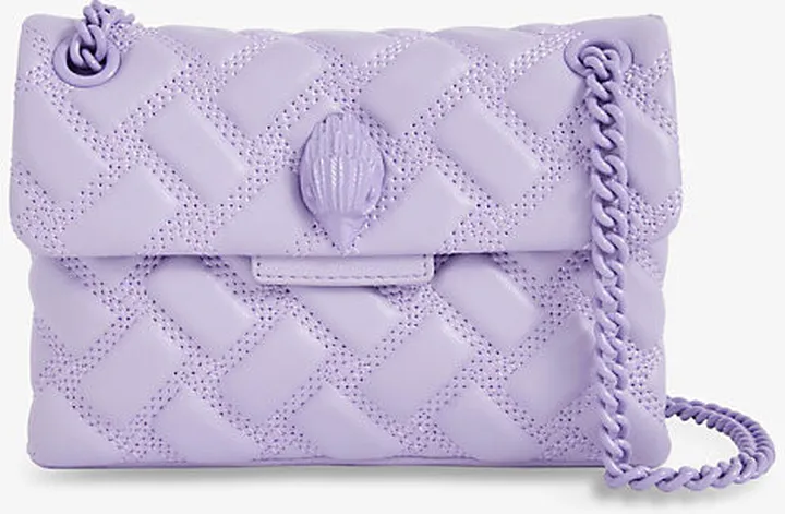 Womens Purple Womens Lilac Kensington Mini Leather Cross-body bag