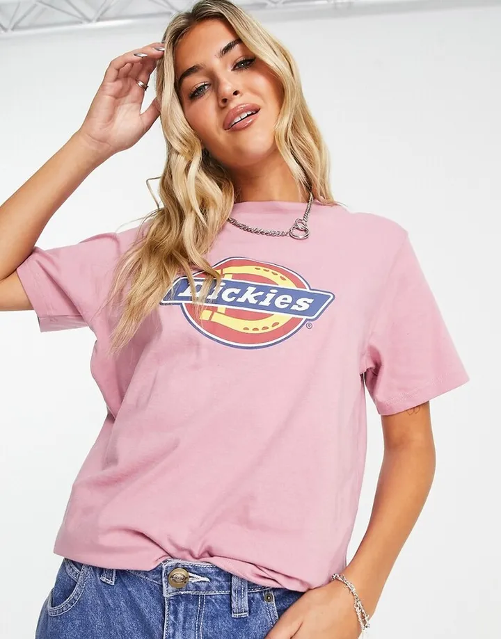 Dickies Icon logo t-shirt in pink