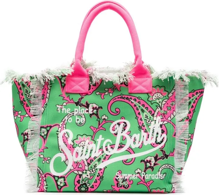 Vanity paisley tote bag