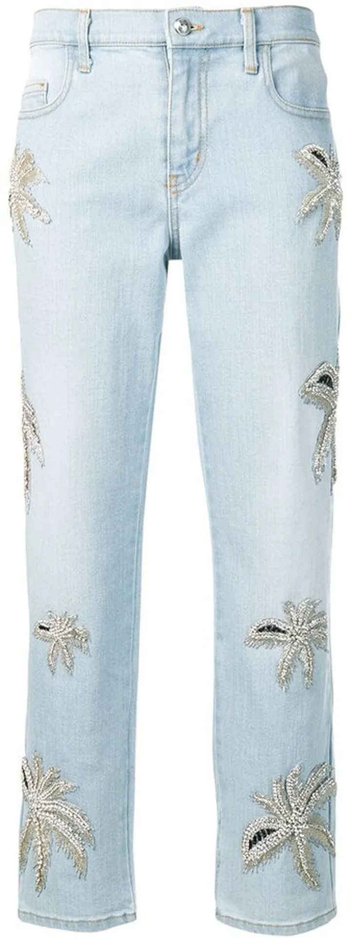 Boyfriend Fit Denim Trousers