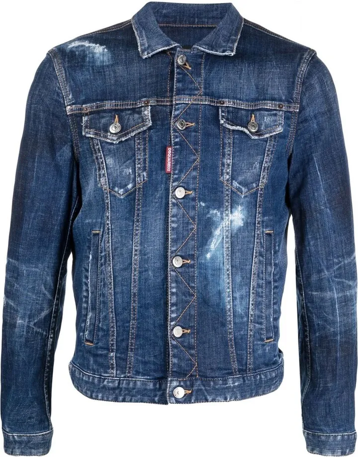 Icon-print denim jacket