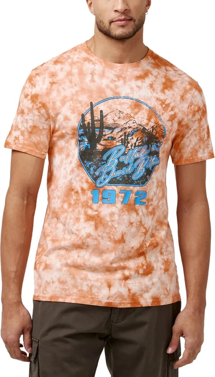 Buffalo David Bitton Men's Tigels Tie Dye T-shirt