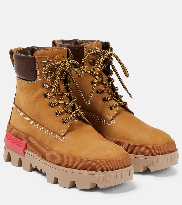 Mon Corp suede lace-up boots