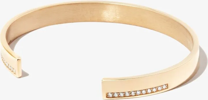 18K Yellow Gold Le 31g Polished Diamond Bracelet