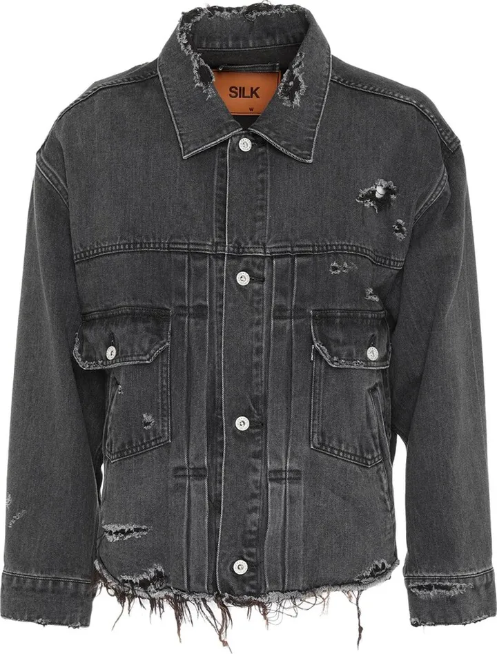 Denim Outerwear Black
