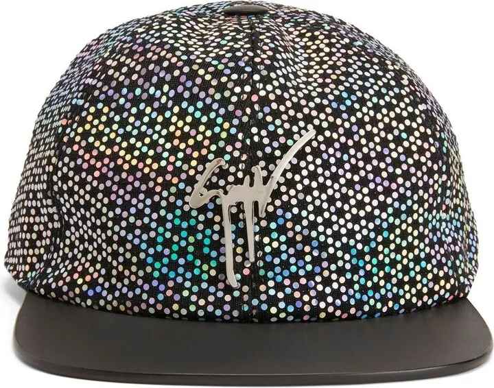 Cohen sequin-embellished baseball cap
