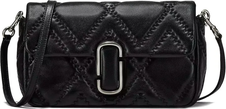 Marc Jacobs The Quilted Leather J Marc Large Black Bag