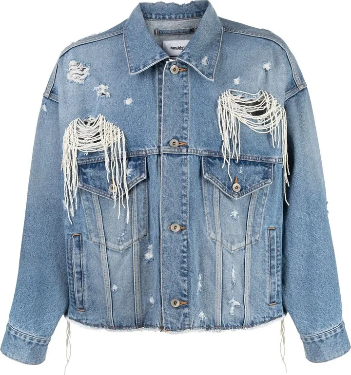 Distressed Denim Jacket