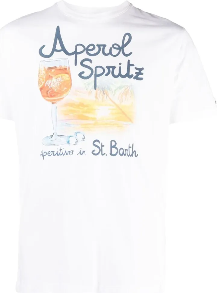 motif-print short-sleeve T-shirt