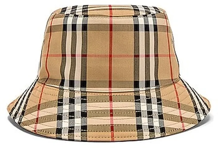 Burberry Heavy Cotton Check Bucket Hat