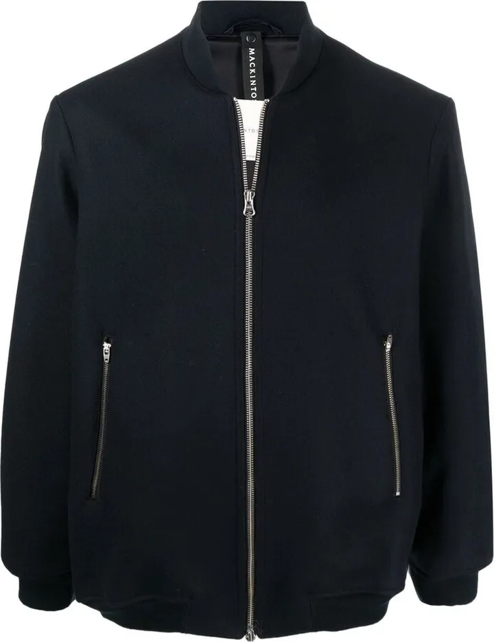 GIRTON wool ribbed bomber jacket