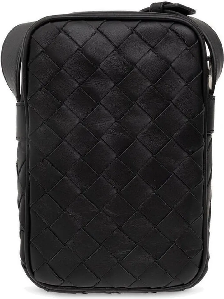 Bottega Veneta Intrecciato Zipped Phone Pouch