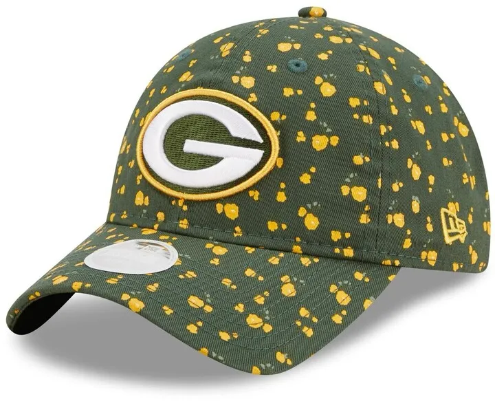 Women's Green Bay Packers Floral 9TWENTY Adjustable Hat
