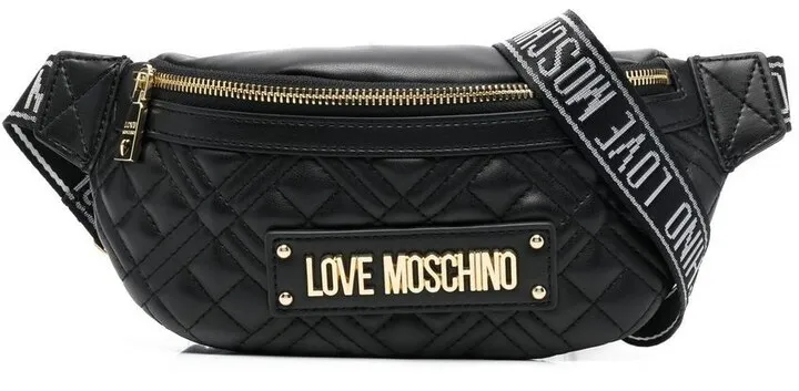 Quilted Logo Plaque Belt Bag