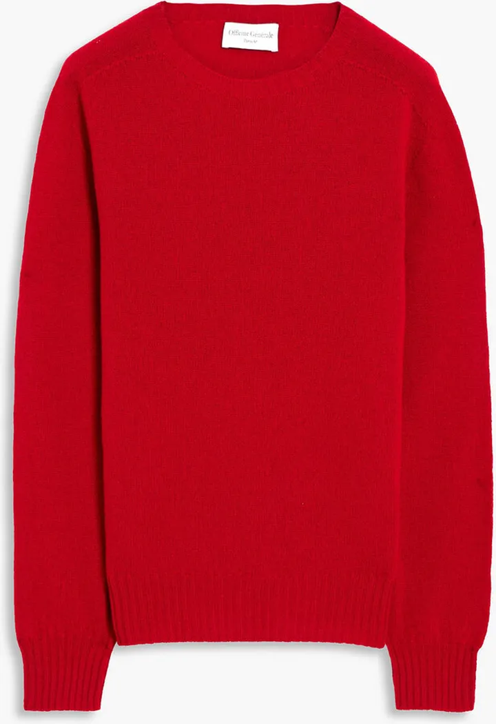 Brushed wool sweater