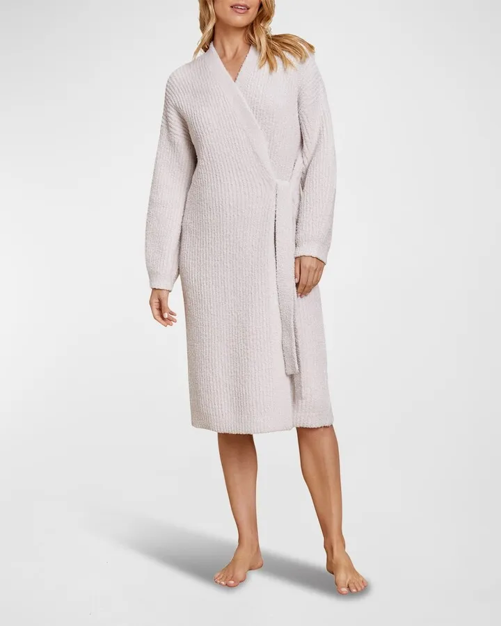 Ribbed CozyChic Side-Tie Robe