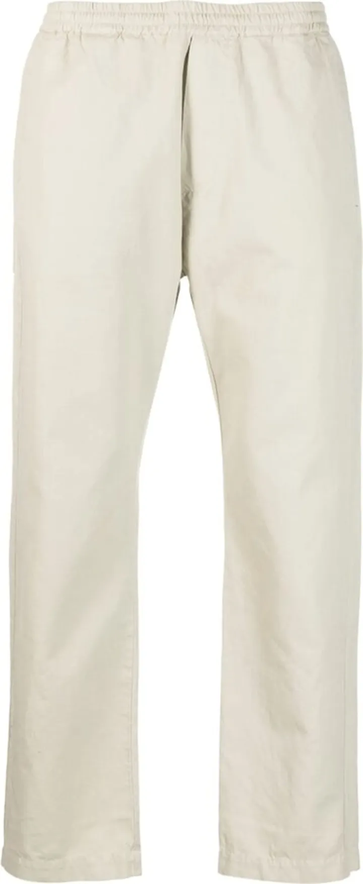Straight-Leg Cotton-Linen Trousers