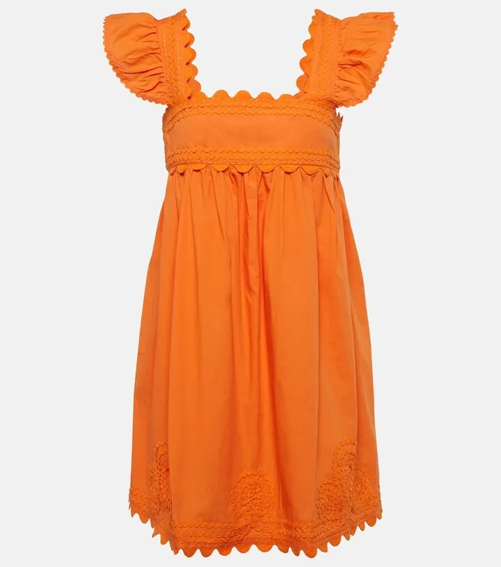 Cotton poplin minidress