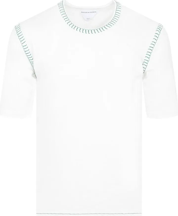 Bottega Veneta Stitch Detailed Crewneck T-Shirt