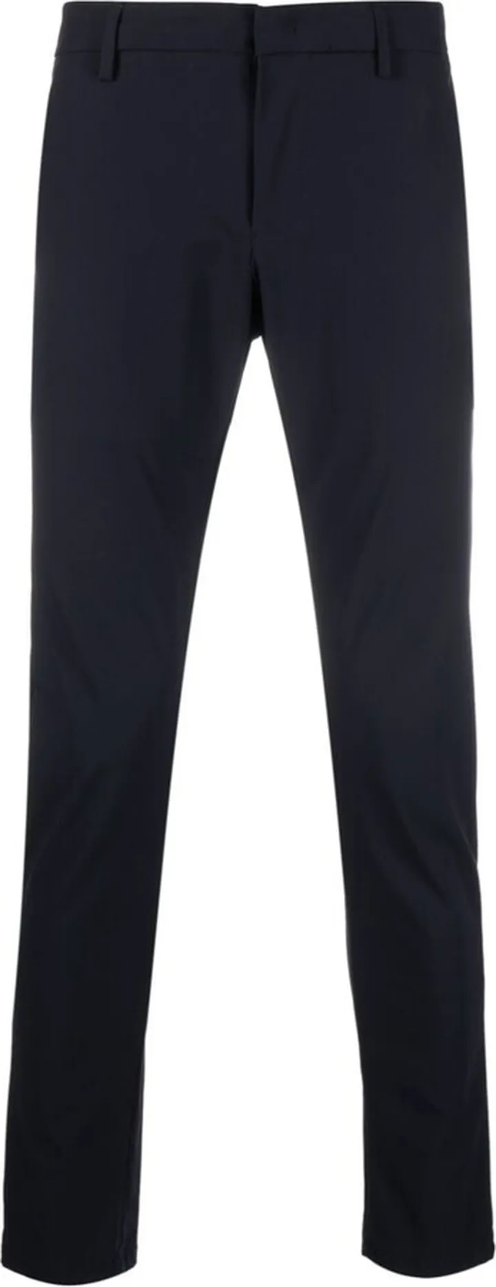 Slim-Cut Cotton Trousers
