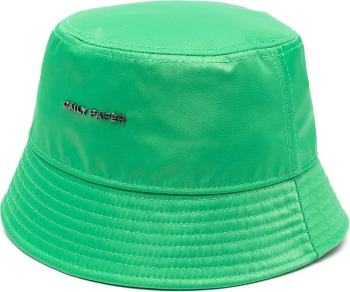 Logo-Plaque Padded Bucket Hat