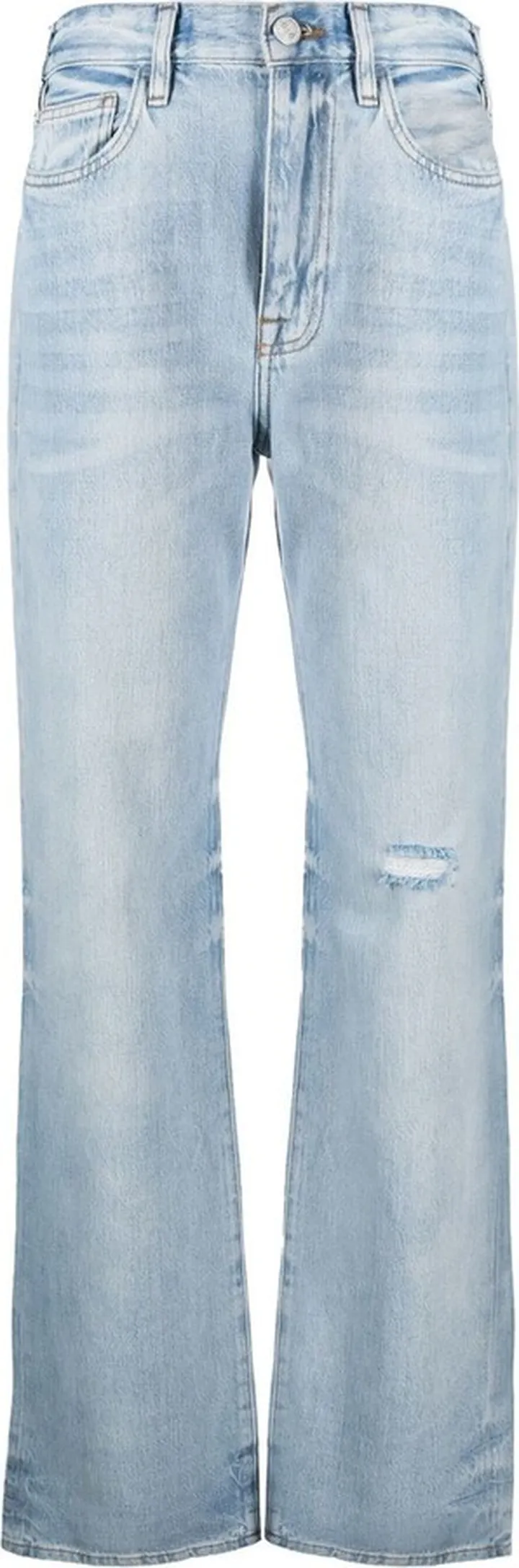 Jane washed-effect jeans