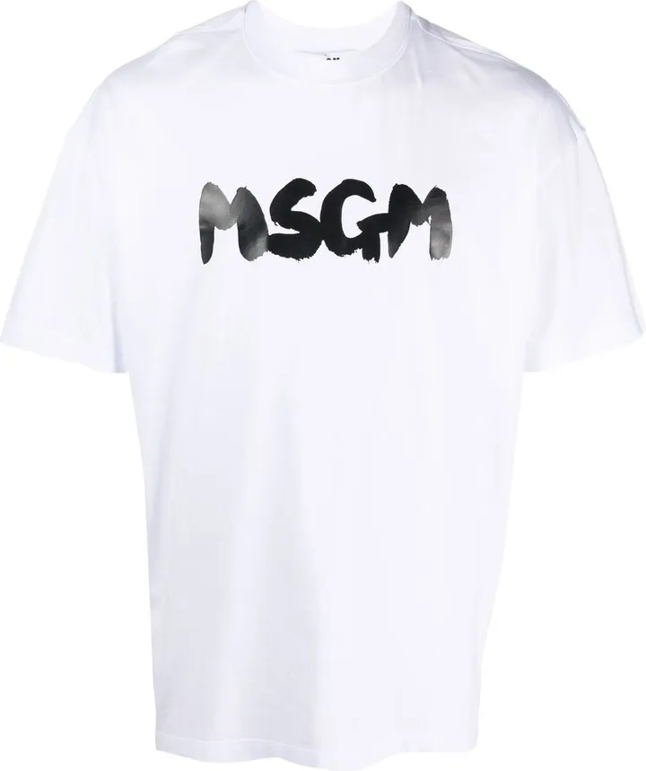 logo-print cotton T-shirt