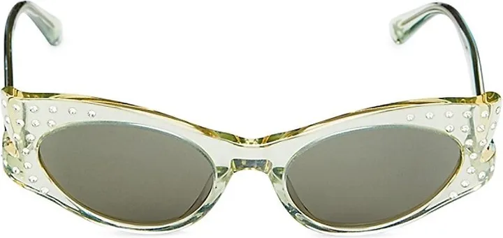 49MM Embellished Butterfly Sunglasses
