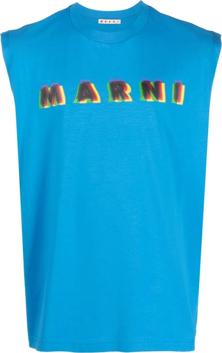 Logo-Detail Cotton Tank Top