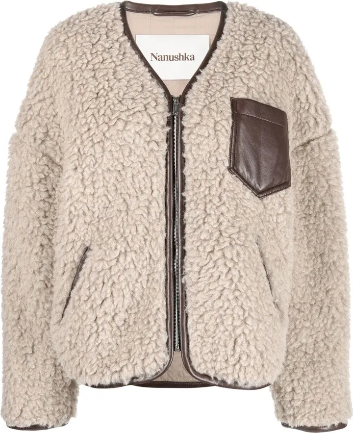 Charlu faux-shearling jacket