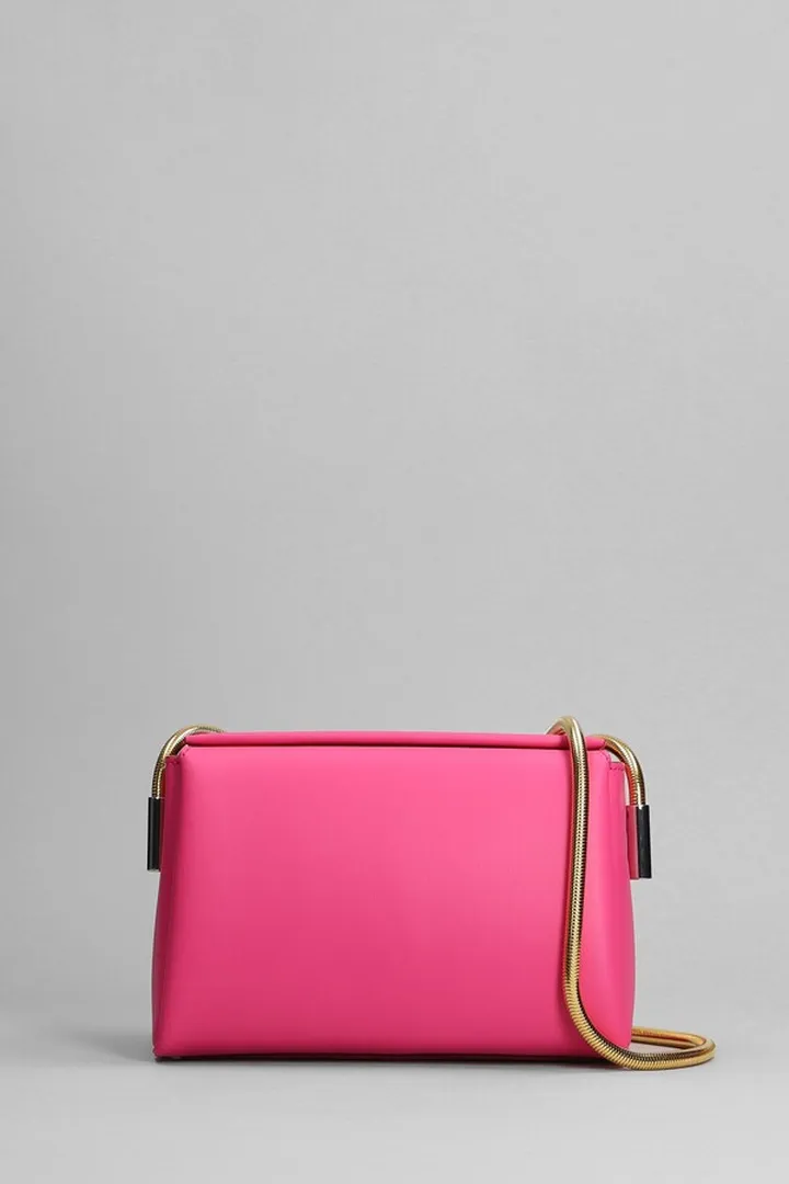 Shoulder Bag In Fuxia Leather