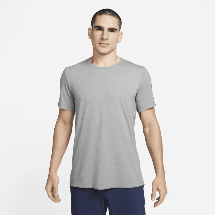 Men's Nike Yoga Dri-FIT Top in Grey