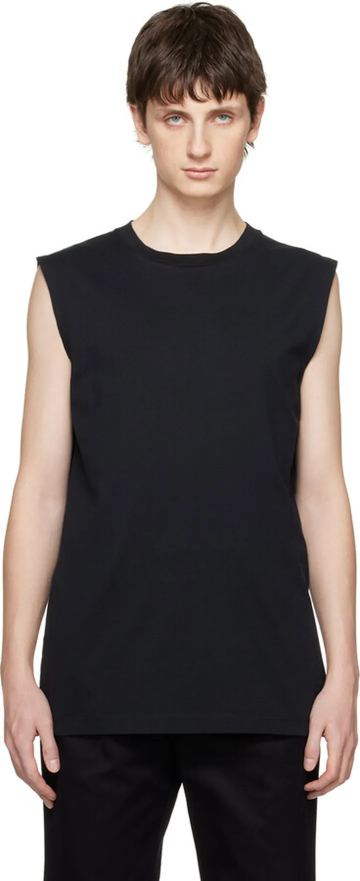 Acne Studios Black Sleeveless T-Shirt