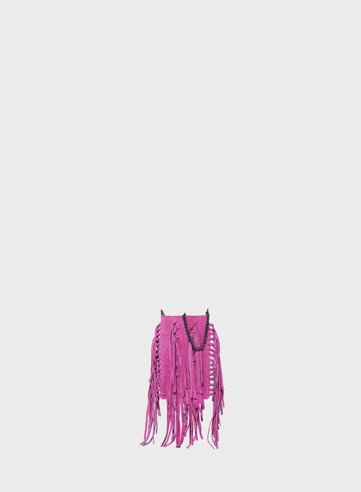 Fringes Leather Crossbody Bag