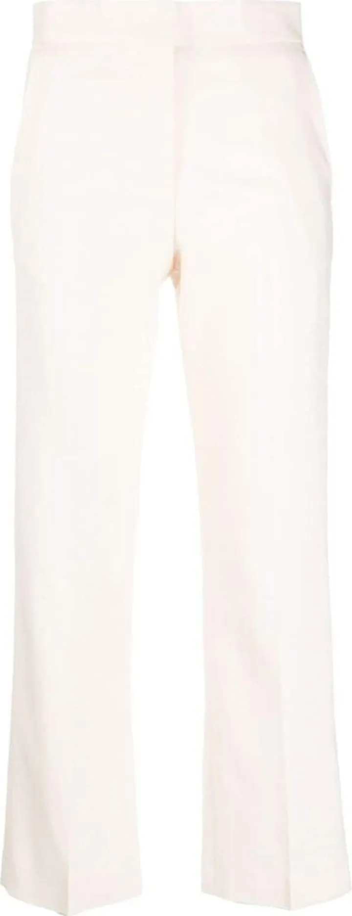 Cropped Tailored-Cut Trousers