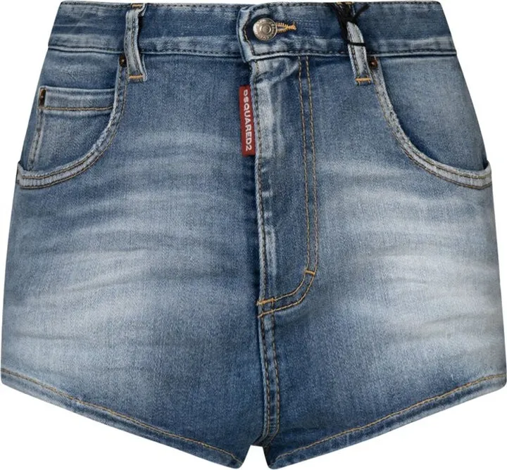 Dsquared2 High-Rise Denim Shorts