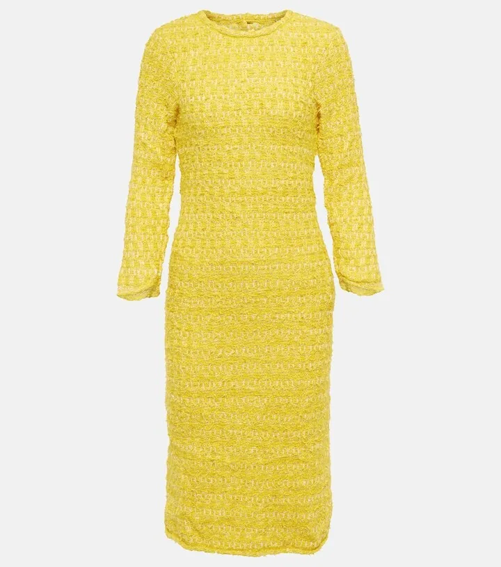 Tweed midi dress
