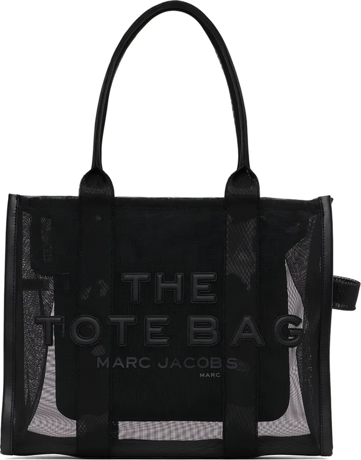 Marc Jacobs Black Large Mesh 'The Tote Bag' Tote