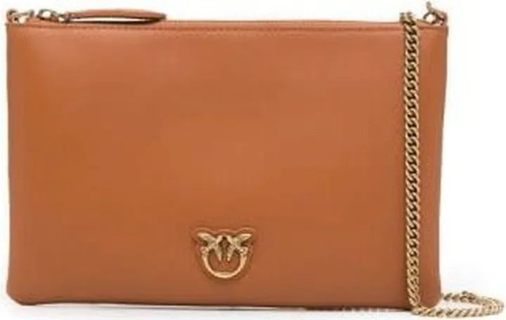 Shoulder Bag With Logo Plaque