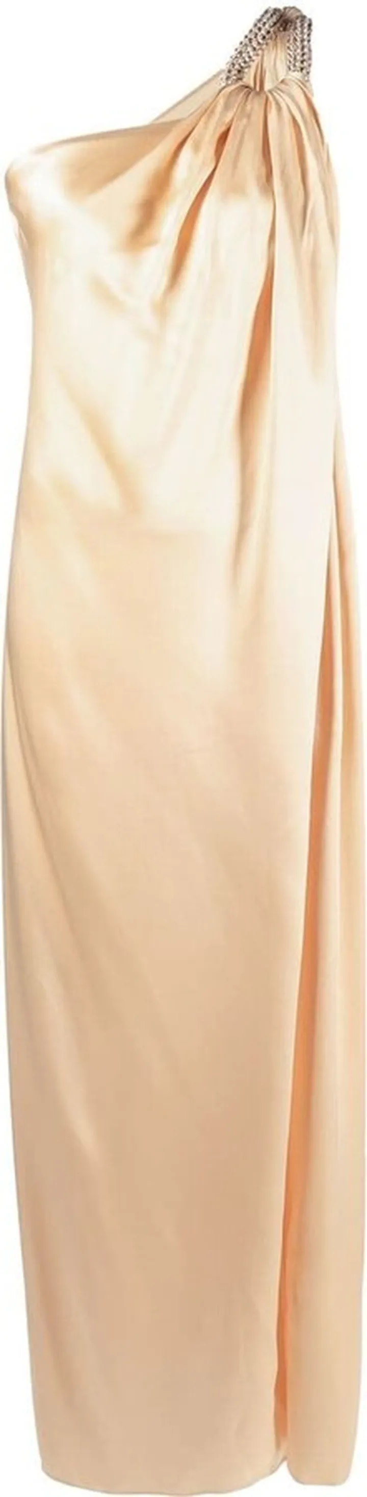 Crystal-Embellished Asymmetric Dress