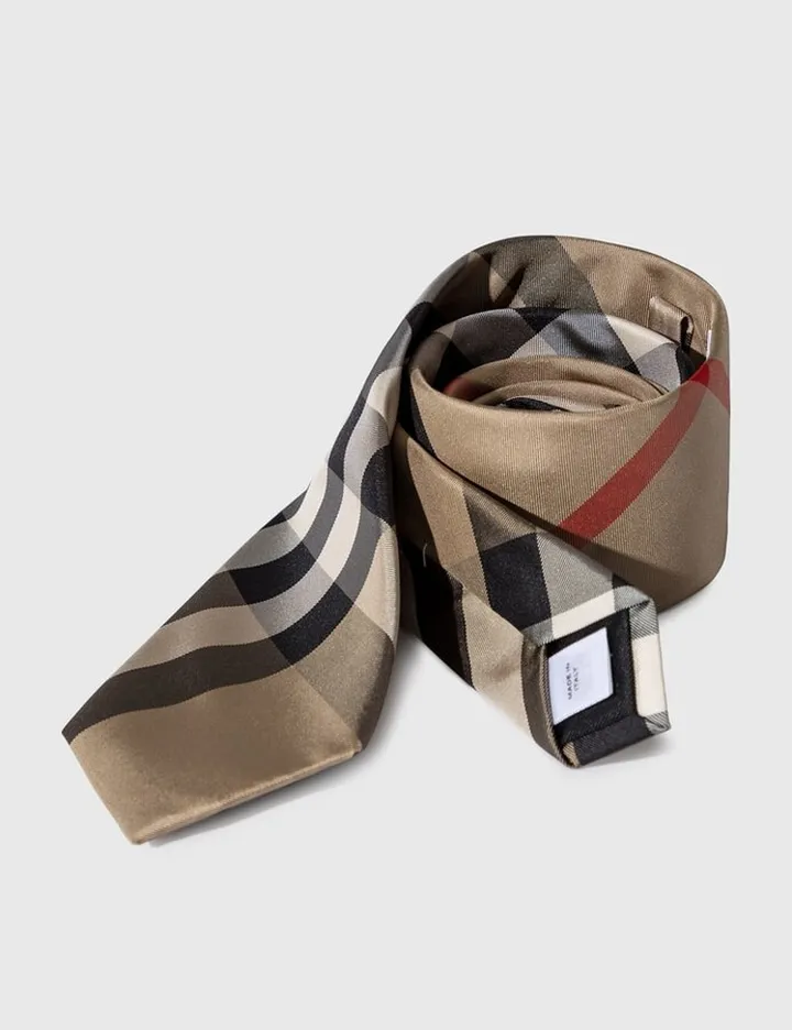 Classic Cut Check Silk Tie