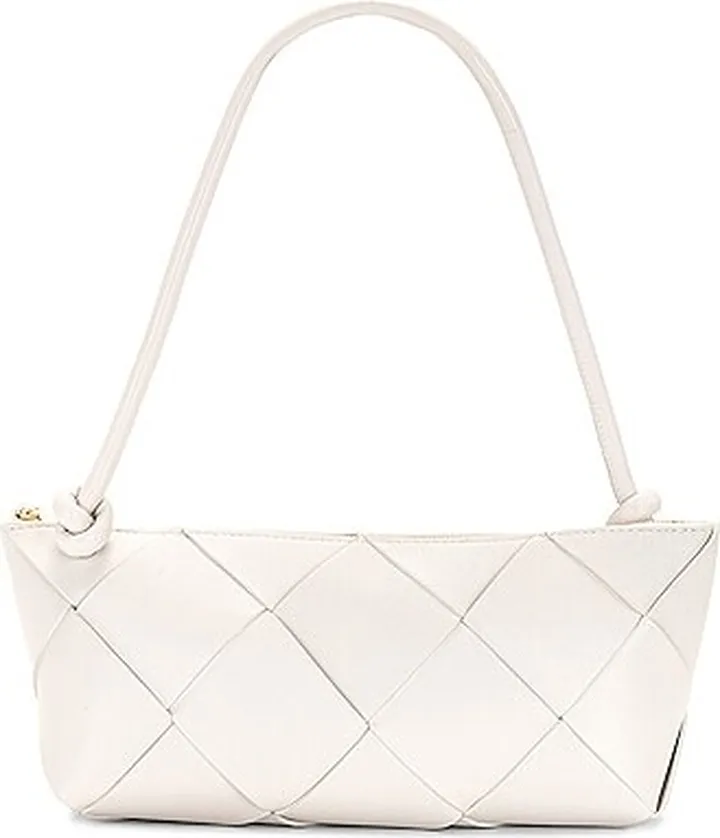 Bottega Veneta Baguette Pouch On Strap in White